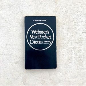 Vintage Webster’s Vest Pocket Dictionary